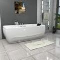 Whirlpool Pool Badewanne Wanne W49-TH-PR 170x80cm mit Farblichtherapie