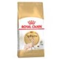 Royal Canin Breed 2kg Sphynx Adult Royal Canin Trockenfutter mit spezieller Zusammensetzung für Sphynx Katzen