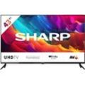 Sharp 43FJ2E LED-Fernseher (108 cm/43 Zoll, 4K Ultra HD, Smart-TV, Roku TV nur in Deutschland verfügbar, Rahmenlos, HDR10, Dolby Digital), schwarz