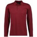 Soft Knit Polo Knopf Langarm Herren Poloshirt