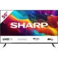 Sharp 50FJ2E LED-Fernseher (126 cm/50 Zoll, 4K Ultra HD, Smart-TV, Roku TV nur in Deutschland verfügbar, Rahmenlos, HDR10, Dolby Digital), schwarz