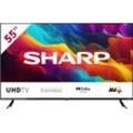 Sharp 55FJ2E LED-Fernseher (139 cm/55 Zoll, 4K Ultra HD, Smart-TV, Roku TV nur in Deutschland verfügbar, Rahmenlos, HDR10, Dolby Digital), schwarz