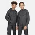 Nike Sportswear Tech winterfester Fleece-Hoodie mit durchgehendem Reißverschluss für ältere Kinder (Jungen) - Schwarz
