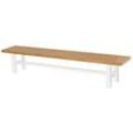 Hartman Sophie Yasmani Bank Aluminium/Teak 240 cm Royal White