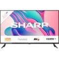 Sharp 2T-C40FDx LED-Fernseher (100 cm/40 Zoll, Full HD, Smart-TV, Roku TV nur in Deutschland verfügbar, Rahmenlos, HDR10, Dolby Digital), schwarz