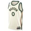 Jayson Tatum Boston Celtics City Edition 2023/24 Nike Dri-FIT NBA Swingman Trikot für Herren - Weiß
