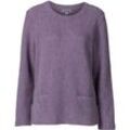 Alpaka-Pullover, Melange flieder, 40/42