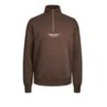 Jack & Jones Sweatshirt mit Troyer-Kragen, Originals Studio