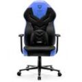 X-Gamer 2.0 Gaming Stuhl Computerstuhl ergonomischer Bürostuhl Gamer Chair Schreibtischstuhl: Blau - Diablo
