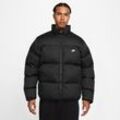 Steppjacke NIKE SPORTSWEAR "M NK TF CLUB PUFFER JKT" Gr. XXL, schwarz-weiß (black, white) Herren Jacken