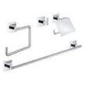 Grohe Start Cube Bad-Set 4 in 1 41115000 Chrom, Bad Accessoires Set