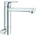 Grohe BauEdge Küchenarmatur 31696000 chrom, schwenkbarer, mittelhoher Auslauf