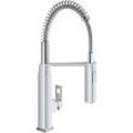 Grohe Eurocube Küchenarmatur 31395000 chrom, C-Auslauf, mit Profibrause