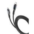 Cellularline 5A Display Cable 2m USB Typ-C / Typ-C USB-Kabel, USB Typ C, (200 cm), schwarz