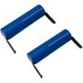 Trade Shop - 2x Trade-Shop Li-Ion Akku 3,6V 2900mAh für Bosch iso ixo ciso xeo isio ixo Mini ptk 3,6 Li psr Select psr Select 3,6 0600833100