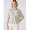 Oui Strickjacke Damen Baumwolle, beige