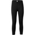 Baumwoll-Mix-Leggings, schwarz, 44/46