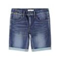 name it - Jeans-Bermudas NKMSOFUS DNMTAGS 3454 in dark blue denim, Gr.92