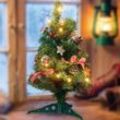 Bonetti LED Deko Weihnachtsbaum mit 10 LEDs