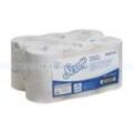 Handtuchrollen Kimberly Clark Scott Essential SLIMROLL weiß 19,8 cm x 190 m, 6 Rollen 1-lagig, mit Markenprägung