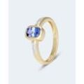 Ring mit Diamanten & Tansanit AAAA+