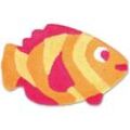 Pro Home - Badematte Duschvorleger Badezimmerteppich Auswahl: 50x80cm Fisch rosa - pink - Rosa