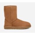 UGG® Classic Short für Herren | Warme Lammfell-Boots auf in Brown, Größe 52, Leder