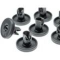 8x Korbrolle für Unterkorb Geschirrspüler Durchmesser 40 mm kompatibel mit Küppersbusch ig 643, ig 646, igv 643, igv 658, igv 689 - Vhbw