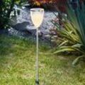 Esotec - Solar Stableuchte TropicLight duo color 59cm Edelstahl outdoor 102607