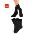 ELBSAND Socken schwarz Gr. 35-38 für Damen. Normal. Nachhaltig.