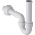 Geberit Rohrbogengeruchsverschluss 151100111 1 1/4" x 40 mm, für Waschbecken und Bidet, Abgang horizontal, PP, weiß