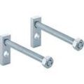 Geberit Gewindestangen 2,5 cm, gekröpft, M 12 240284001 (2 Stück)