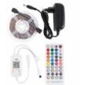 Strip Kit 36W 1.500Lm 150 LEDs 5 Meter rgb Blister Transformator, Controller, Bluetooth-Steuerung IP20 40.000H [CA-KITRGB-5M]