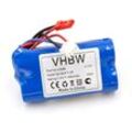 Akku Ersatz für Revell 440704, 43986, 24056, 2406 für Modellbau (1800mAh, 7,4V, Li-Ion, Blau) - Vhbw