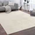 Paco Home - Teppich, Kurzflor-Teppich Für Wohnzimmer, Soft, Weich, Waschbar, In Beige 60x100 cm