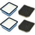 2x Trade-Shop 2in1 Filter-Set (HEPA-Filter + Vormotorfilter) kompatibel mit Electrolux FX9 PF91 Well Q6 Q7 Q8 QX6 QX7 QX8-2 WQ61-40OG Staubsauger