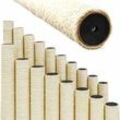 7,1 cm: 40cm Ricambio Tiragraffi per Gatti M10 Colonna Sisal Palo Graffiatoio - beige