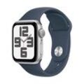 Apple Watch SE 44 mm (GPS) Sportarmband S/M sturmblau