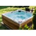 Outdoor Whirlpool inkl. Abdeckung Omega 2020 für 5 Personen Acrylwanne & LED Beleuchtung