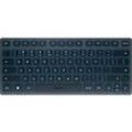 Bluetooth Tastatur Cherry KW 7100 Mini BT Slate Blue, Multi-Device, kompaktes Format, inkl. Transporttasche