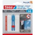 tesa® Klebenagel Tapeten & Putz - höhenverstellbar - selbstklebender Nagel - ideal für Leinwand & Keilrahmen - Halteleistung 2kg/Nagel - spurlos