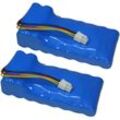 2x Trade-Shop Premium Li-Ion Akku, 18V / 4000mAh für Husqvarna Automower Rasenroboter Mähroboter 320 330X 420 430 450 450X ersetzt 580 68 33-01, 580