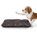 Bestlivings - Hundekissen 60x80x15cm (LxBxH) - Braun - Hundekorb gepolstert in vielen Größen m-xxl, kleine bis große Hunde, Hundebett, öko-tex - Braun