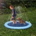 Splash Pool - Ø170cm - Sprinkler Wasser-Spielmatte mit Anti-Rutsch Beschichtung - Sprinklerpool für Kinder, Hunde - Planschbecken
