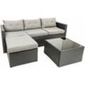 Maxxgarden - Gartenmöbel-Set - Lounge set - Loungemöbel set Terrasse - Terrassenmöbel - Balkon - Garten - Pool - 4 Personen - Polyethylen -139x69x62