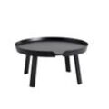 Muuto - Around Couchtisch Ø 72 cm, schwarz