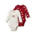 2 Baby-Bodys - Creme - Baby - Gr.: 74/80