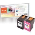 Peach HP 650 2 Druckköpfe (bk, col) ersetzt HP No. 650, CZ101AE, CZ102AE für z.B. HP DeskJet 1515, HP DeskJet Ink Advantage 1500 (wiederaufbereitet)