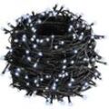 Monzana - Lichterkette 200/400/600 led IP44 Innen Außen Kabel Weihnachtsdeko Leuchtkette Lichtervorhang Weihnachtsbeleuchtung Warmweiß Kaltweiß Bunt