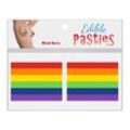 Pride Flag Edible Pasties